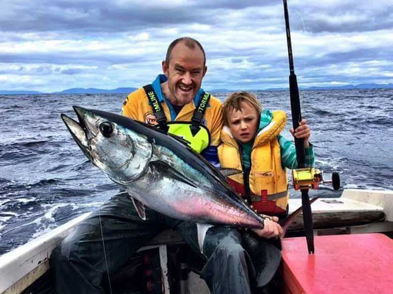 Family fishing